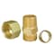 Everflow 1/2" O.D. COMP x 3/8" MIP Reducing Adapter Pipe Fitting, Lead Free Brass C68R-1238-NL - alternate 7